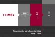 Presentación para Inversionistas Mayo 2017