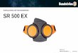 Instrucciones de funcionamiento SR 500 EX