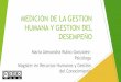 MEDICION DE LA GESTION HUMANA Y GESTION DEL DESEMPEÑO