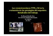 Las reconstrucciones VTR y 3d en la evaluación de las 
