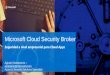 Microsoft Cloud Security Broker - CNI