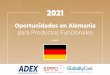 Oportunidades en Alemania para Productos Funcionales