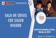 SALA DE CRISIS COE SALUD - Ministerio de Salud