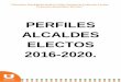 PERFILES ALCALDES ELECTOS 2016-2020