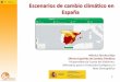 Escenarios de cambio climático en España