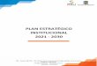 PLAN ESTRATÉGICO INSTITUCIONAL 2021 - 2030
