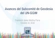 Avances del Subcomité de Geodesia del UN-GGIM