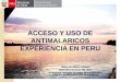 ACCESO Y USO DE ANTIMALARICOS EXPERIENCIA EN PERU