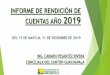 INFORME DE RENDICIÓN DE CUENTAS AÑO 2019 - Gob