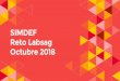 SIMDEF Reto Labsag Octubre 2018 - Simuladores de Negocios 