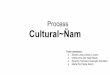Process- Cultural Ñam