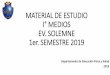 MATERIAL DE ESTUDIO I° MEDIOS EV. SOLEMNE 2019
