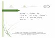 MARCO MACRO FISCAL DE MEDIANO PLAZO (MMFMP) 2020-2023