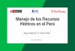 Manejo de los Recursos Hídricos en el Perú
