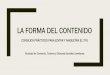 LA FORMA DEL CONTENIDO - Universidad de Oviedo