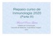 Repaso curso de Inmunología 2020