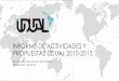 INFORME DE ACTIVIDADES Y PROPUESTAS UDUAL 2010-2013