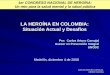 LA HEROÍNA EN COLOMBIA: Situación Actual y Desafíos