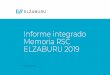Informe integrado Memoria RSC ELZABURU 2019
