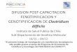 DIFUSION POST-CAPACITACION FENOTIPIFICACION Y 