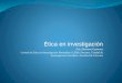 Comité de Ética en Investigación Biomédica (CEIB); Docente 