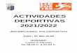 ACTIVIDADES DEPORTIVAS 2021/2022