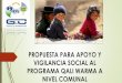 PROPUESTA PARA APOYO Y VIGILANCIA SOCIAL AL PROGRAMA QALI 