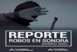 Reporte Robos en Sonora