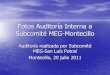 Fotos Auditoría Interna a Subcomité MEG-Montecillo
