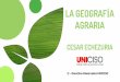 LA GEOGRAFÍA AGRARIA - Portal Uniciso