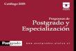 Catálogo 2005 Programas de Postgrado y