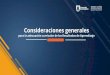 Consideraciones generales - UdeC