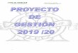 PROYECTO DE GESTIÓN CONSEJERIA DE EDUCACIÓN C.E.I.P. La 