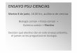 ENSAYO PSU CIENCIAS - U-Cursos