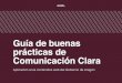 Guía de buenas Comunicación Clara