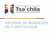 INFORME DE RENDICIÓN DE CUENTAS 2018 - Tsa'chila