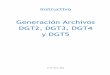 Generación Archivos DGT2, DGT3, DGT4 y DGT5