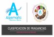 CLASIFICACION DE FRAGANCIAS - alpematic.com