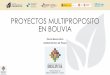 PROYECTOS MULTIPROPOSITO EN BOLIVIA