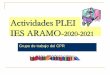 Actividades PLEI IES ARAMO-2020-2021