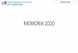 MEMORIA 2020 - Comunidad de Madrid
