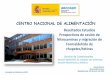 CENTRO NACIONAL DE ALIMENTACIÓN - Aesan