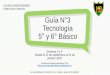 COLEGIO MARTA BRNET PUNTA DE CORTES Guía N 3 Tecnología …