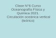 Clase N°6 Curso Oceanografía Física y Química 2021 