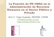 La Función de PR OSHA en la Administración de Recursos 