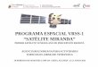 PROGRAMA ESPACIAL VRSS -1 “SATÉLITE MIRANDA”