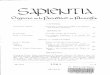 Sapientia Año XVI, Nº 60, 1961 - Página de inicio