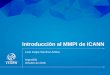 Introducción al MMPI de ICANN