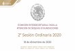 2ª Sesión Ordinaria 2020 - El portal único del gobierno