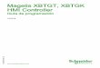 Magelis XBTGT, XBTGK HMI Controller - Guía de programación